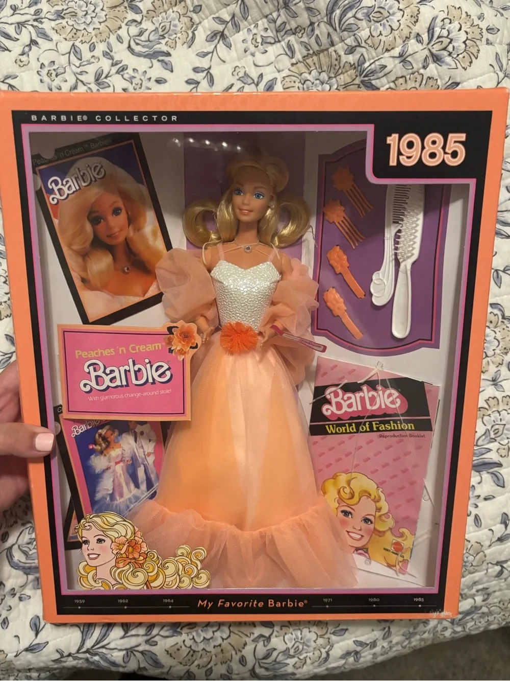 Mattel Barbie Peaches 'n Cream Collector Doll - Peach & White